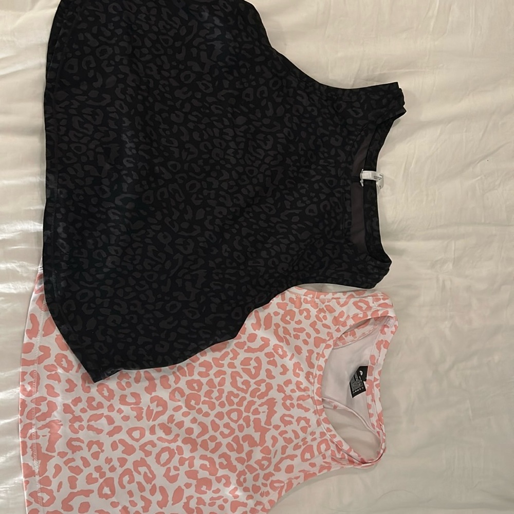 Cheetah print halter tank top, 2 for the price of 1!